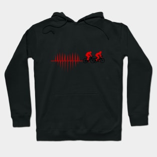 Red Heart Cycling Hoodie